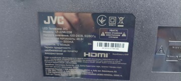 Б/в Телевізор Jvc lt-32mu238 01-201068816