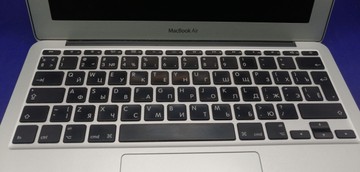 Б/в Ноутбук Apple macbook air 11"/ a1370/ core i5 1.6ghz / ram 2gb / ssd 64gb/ intel hd graphics 3000 01-201074651