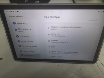 Б/в Планшет Lenovo tab tb311xu 8/128gb lte 01-201079855