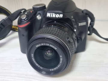 Б/в Фотоапарат Nikon d3200 + nikon dx vr af-s nikkor 18-55mm 1:3.5-5.6g 01-201131123