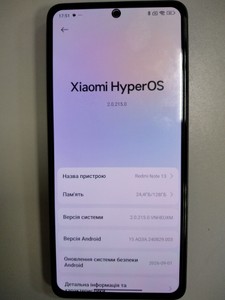 Б/в Мобільний телефон Xiaomi redmi note 13 pro 4g 6/128gb 01-201181594