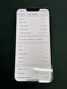 Б/у Мобильний телефон Apple iphone 13 128gb 01-200808925