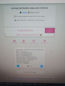 Б/в Мобільний телефон Apple iphone 15 128gb 01-200803744