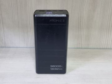 Б/в Повербанк Promate powermine 130w 38000mah 100w pd usb-c 24w pd usb-c 22.5w qc3.0 usb-a total 130w 01-200880930