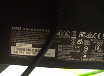 Б/в Монітор Msi optix g2712 01-200890160