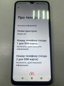 Б/в Мобільний телефон Xiaomi redmi a3 4/128gb 01-200891231