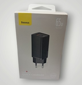 Б/в Мережевий зарядний пристрій Baseus gan2 lite quick charger c+u 65w 01-200941612