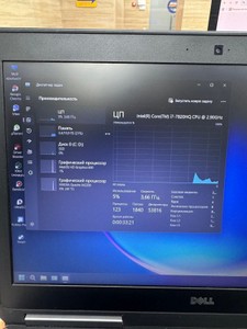 Б/в Ноутбук Dell 15/core i7 7820hq ddr3/16gb ddr4/hdd *відсутній/ssd 480 gb/quadro m2200 4gb 01-200962470