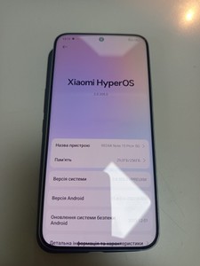 Б/в Мобільний телефон Xiaomi redmi note 15 pro+ 8/256gb 01-201035465