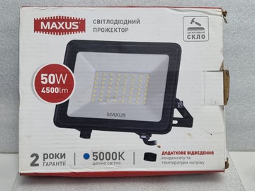 Б/в Прожектор Maxus fl-02 50w 5000k 01-201046700