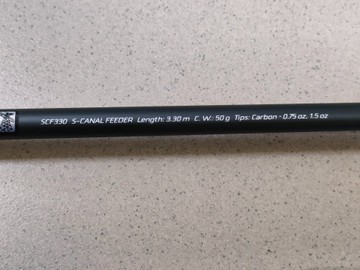 Б/в Вудилище Flagman s-canal feeder / 3.30m 50g 01-201063729