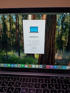 Б/в Ноутбук Apple macbook pro a1989 13,3" core i5 2,3ghz/ram8gb/ssd256gb/iris plus graphics 655 01-201062369