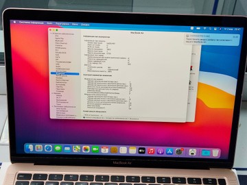 Б/в Ноутбук Apple makbook air 13,3"/apple m1/ram8gb/ssd256gb/7core gpu 01-201104991
