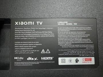 Б/в Телевізор Xiaomi tv a 43 2025 01-201146526