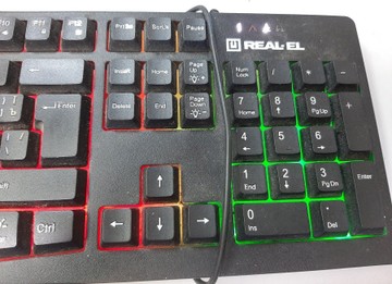 Б/у Клавиатура Real-El comfort 7000 backlit 01-201155847