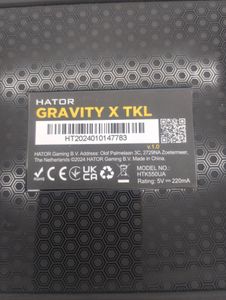 01-200589813: Hator gravity tkl