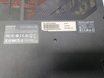 Б/у Ноутбук Gigabyte 15/core i5-12450h ddr5/16gb ddr5/hdd 500 gb/ssd 500 gb/geforce rtx4050 6gb 01-200815659