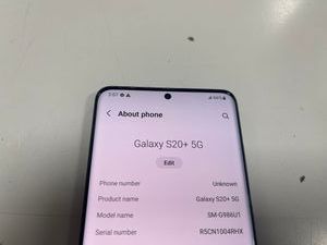 Б/в Мобільний телефон Samsung galaxy s20+ 5g sm-g986u 12/128gb 01-200836206