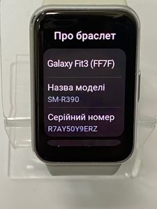 Б/в Смарт-годинник Samsung galaxy fit3 r390 01-200892576