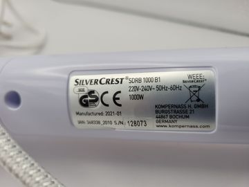 Б/у Праска парова зі щіткою Silvercrest sdrb 1000 b1 01-200846152