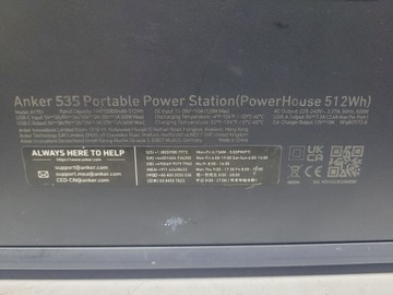 Б/в Зарядна станція Anker 535 powerhouse 512 wh 500w eu 01-200892982