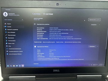 Б/в Ноутбук Dell 15/core i7 7820hq ddr3/16gb ddr4/hdd *відсутній/ssd 480 gb/quadro m2200 4gb 01-200962470