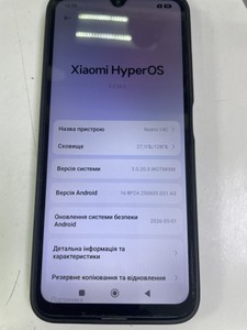 Б/в Мобільний телефон Xiaomi redmi 14c 4/128gb 01-200989212