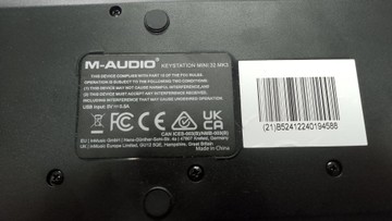 Б/у Midi-клавиатура M-Audio keystation mini 32 mk3 01-200989014