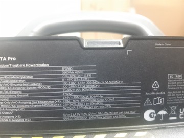 Б/в Зарядна станція Ecoflow delta pro 01-201097361