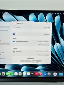Б/в Ноутбук Apple macbook air 13,6" 2025 a3240 / apple m4 10 core сpu/ 8 core gpu/ ram16g/ ssd256gb 01-201085837