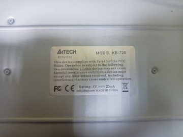 Б/в Клавіатура A4Tech kb-720 usb 01-201103682