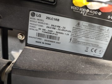 Б/в Телевізор Lg 20lc1rb 01-201129079