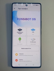 Б/в Мобільний телефон Fossibot s3 pro 6/128gb 01-201107455
