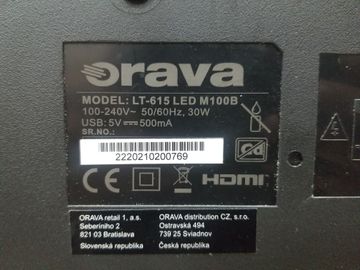 Б/у Телевизор Orava lt-615 01-200759813
