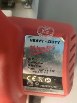 Б/в Пилка дискова акумуляторна Milwaukee hd28 cs 01-200850759