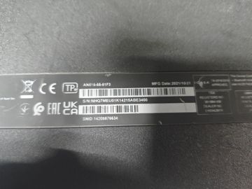 Б/в Ноутбук Acer 15/core i5-10300h ddr4/8gb ddr3/hdd 250 gb/ssd *відсутній/geforce gtx1650 4gb 01-200876426