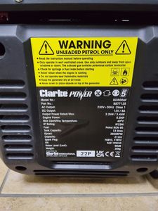 Б/в Генератор Clarke ig3500af 01-200904648