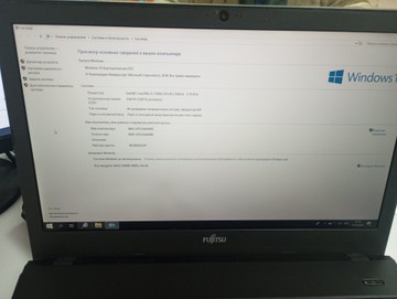 Б/у Ноутбук Fujitsu 15/core i5 7200u ddr3/4gb ddr3/hdd *відсутній/ssd 128 gb/*інтегрована 01-200925541