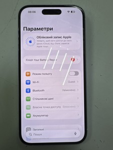 Б/в Мобільний телефон Apple iphone 15 128gb esim 01-200983806