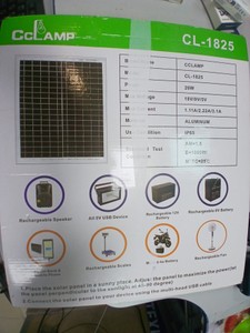 Б/в Сонячна панель Cclamp cl-1825 01-200984690