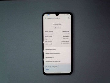 Б/в Мобільний телефон Samsung galaxy a40 2019 sm-a405 4/64gb 01-200995492