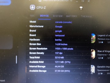 Б/в Ноутбук Asus chromebook cm1402cm2a-nk0272 4/64gb 01-201007729