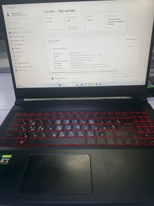 Msi 15/core i5-11400h ddr4/16gb ddr4/hdd *відсутній/ssd 500 gb/geforce rtx3050 4gb