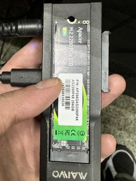 Б/в Ssd накопичувач Apacer as2280p4x 256 gb 01-201021239