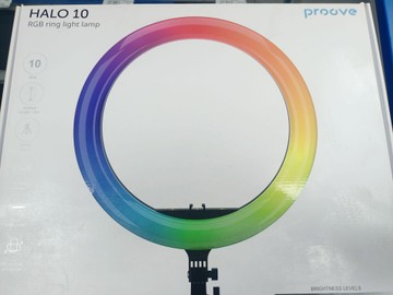 Б/в Кільцева лампа зі штативом Proove halo 10 01-201057071