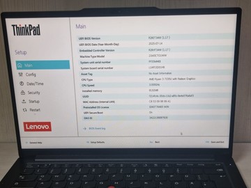 Б/в Ноутбук Lenovo 14/ryzen 3 7335u ddr5/8gb ddr5/ssd 256 gb/*інтегрована 01-201057103