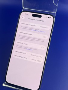 Б/в Мобільний телефон Apple iphone 15 pro max 1tb 01-201013944