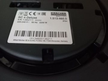 Б/в Пароочищувач Karcher sc 4 deluxe iron 01-201147113