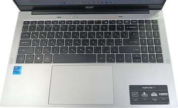 Б/в Ноутбук Acer 15/core i5-13500h ddr5/16gb ddr5/hdd *відсутній/ssd 512 gb/*інтегрована 01-201134636
