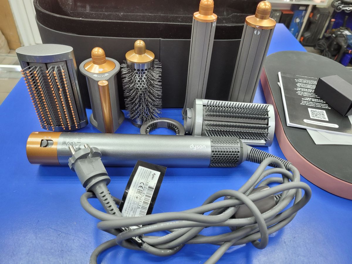 Dyson airwrap hs05 complete long nickel/copper